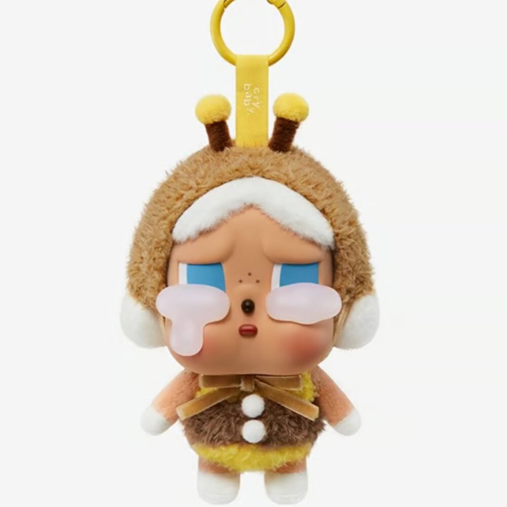 CRYBABY Crying Again Series plush pendant - I'll bring you a flower (Bee)